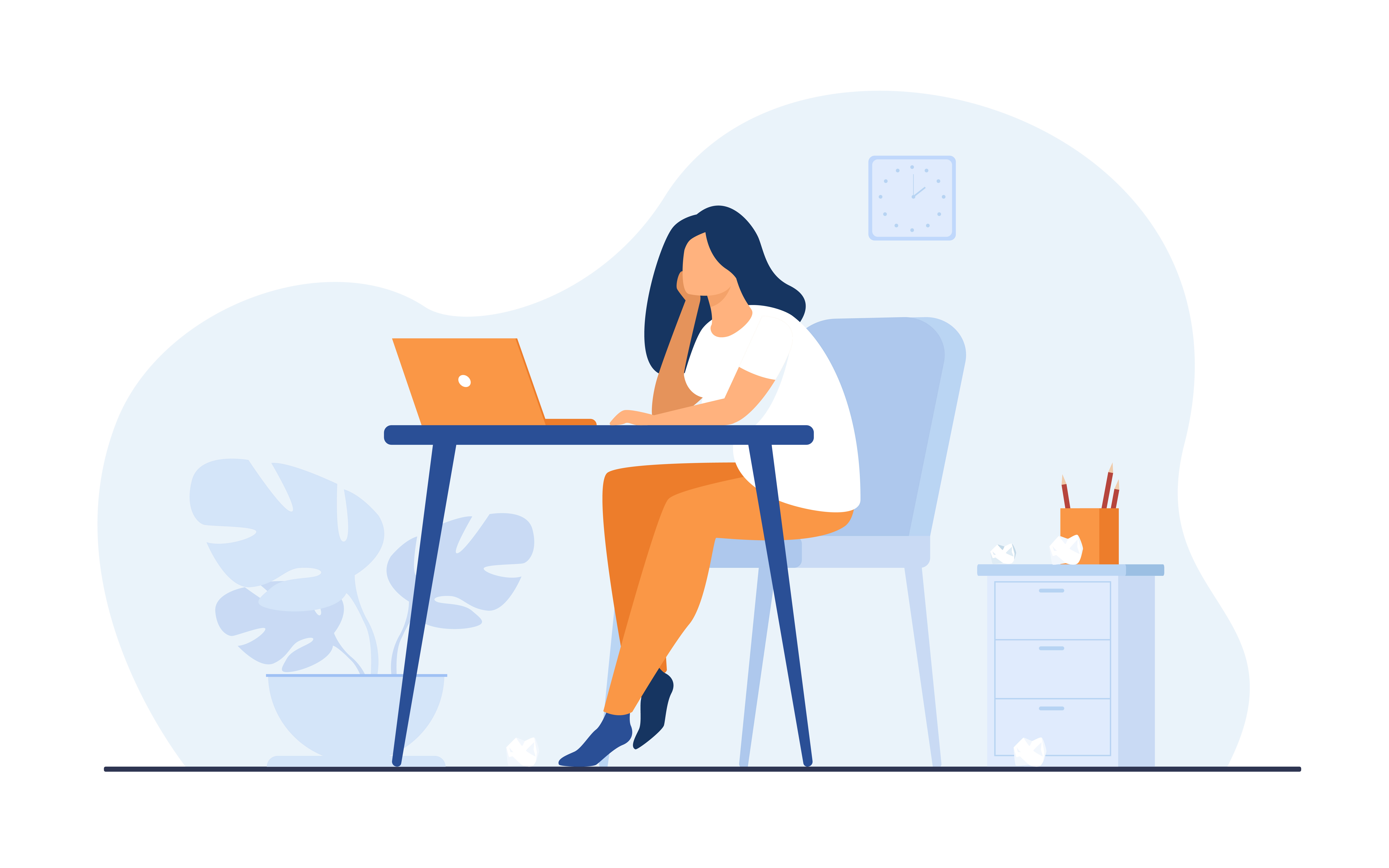 Woman on Laptop